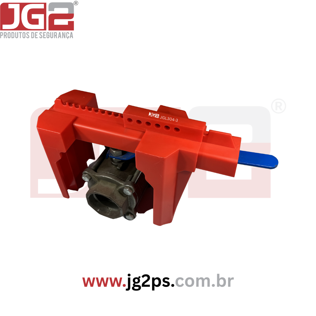 Dispositivo de Bloqueio Ajustável para Válvula Esfera de 2" a 8" JGL304-3